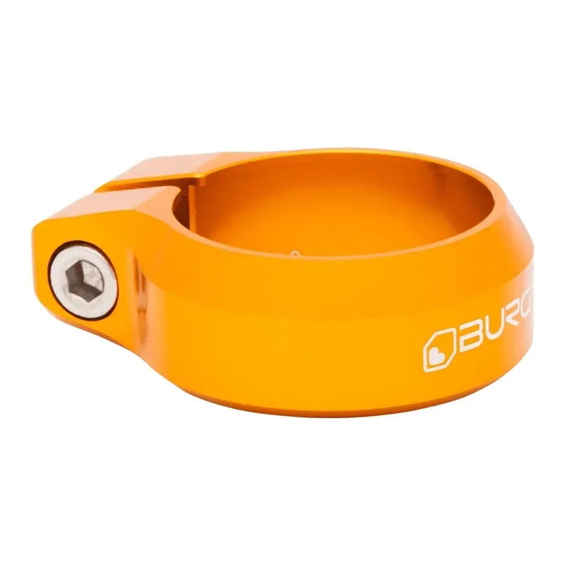 Burgtec Seat Clamp 34.9mm Iron Bro Orange