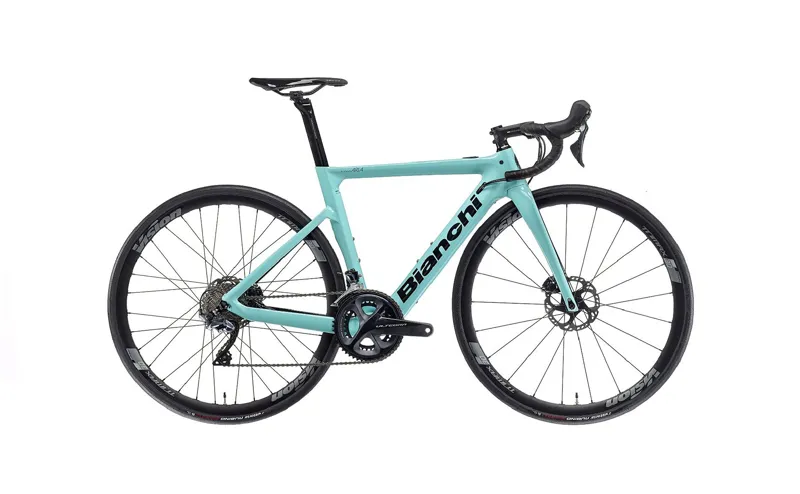 Bianchi Aria E-Road Carbon Road Bike 105 12S X35+ Celeste