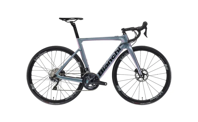 Bianchi Aria E-Road Carbon Road Bike 105 12S X35+ Summertime Dream