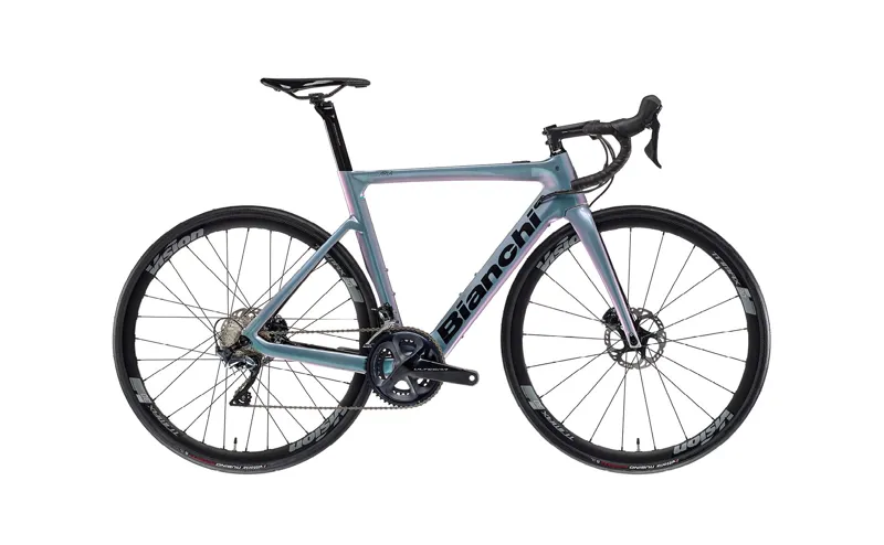 Bianchi Aria E-Road Carbon Road Bike 105 DI2 12S X35+  Summertime Dream