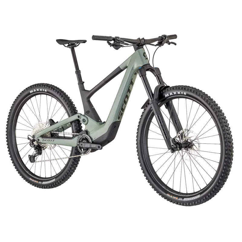 Scott Voltage eRide 910 Electric Mountain Bike Undergrowth Green-1