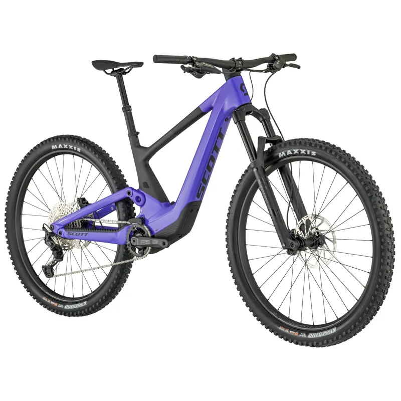 Scott Contessa Voltage eRIDE 910 Electric Mountain Bike Peri Purple-1