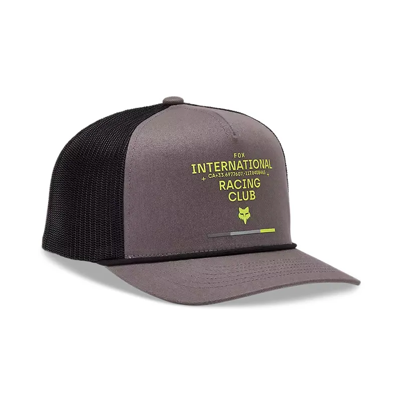 Fox Clothing Numerical Snapback Hat Pewter