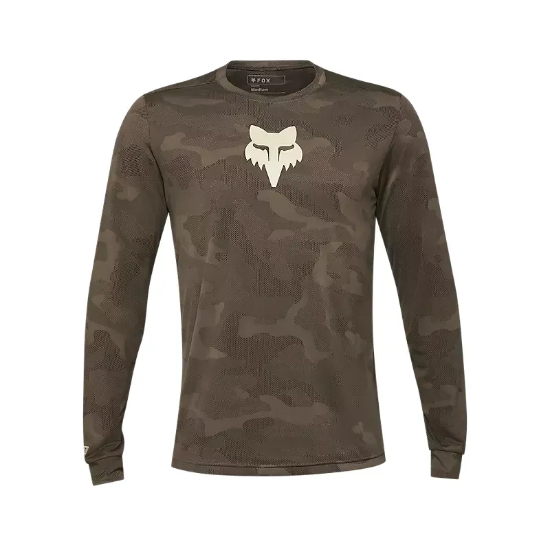 Fox Ranger TruDri Long Sleeve Jersey In Pine