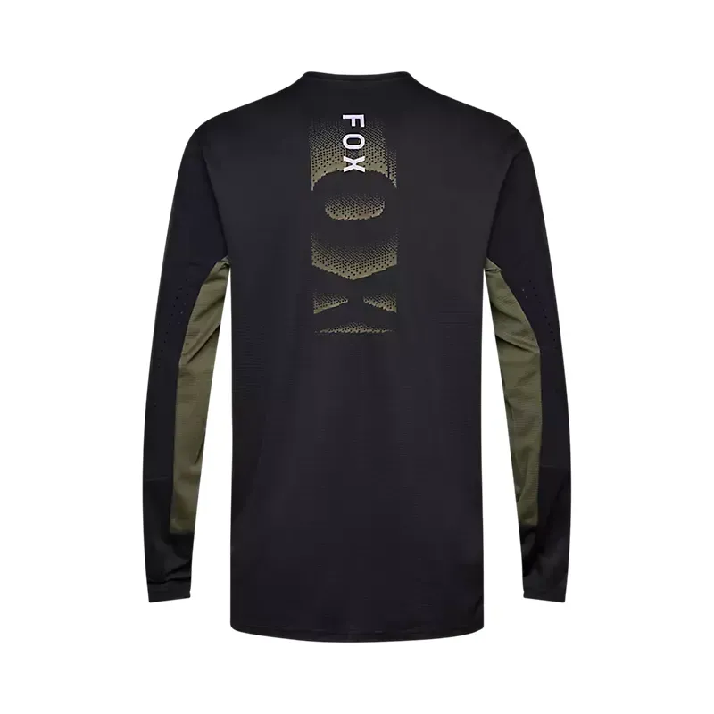 Fox Defend Park Long Sleeve Jersey Black-1