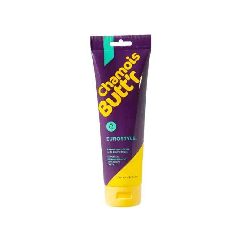 Chamois Butt'r Eurostyle Chamois Cream Purple / Yellow