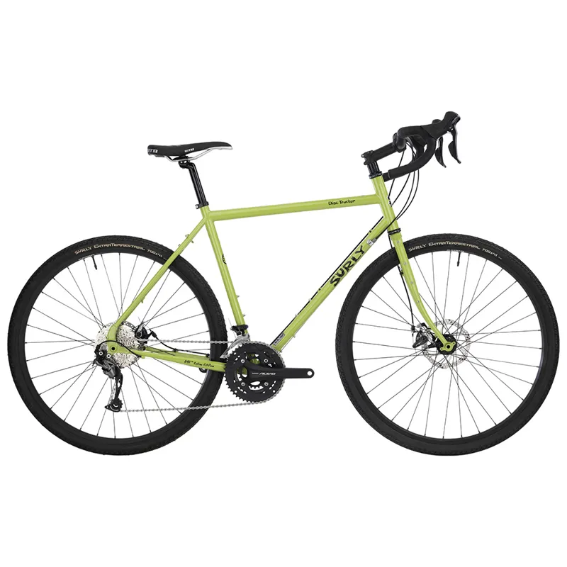 Siurly Disc Trucker 700c Touring Bike Green Pea Lime Soup