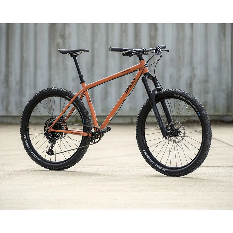 Surly Karate Monkey 27.5+ Suspension Mountain Bike Peach Salmon