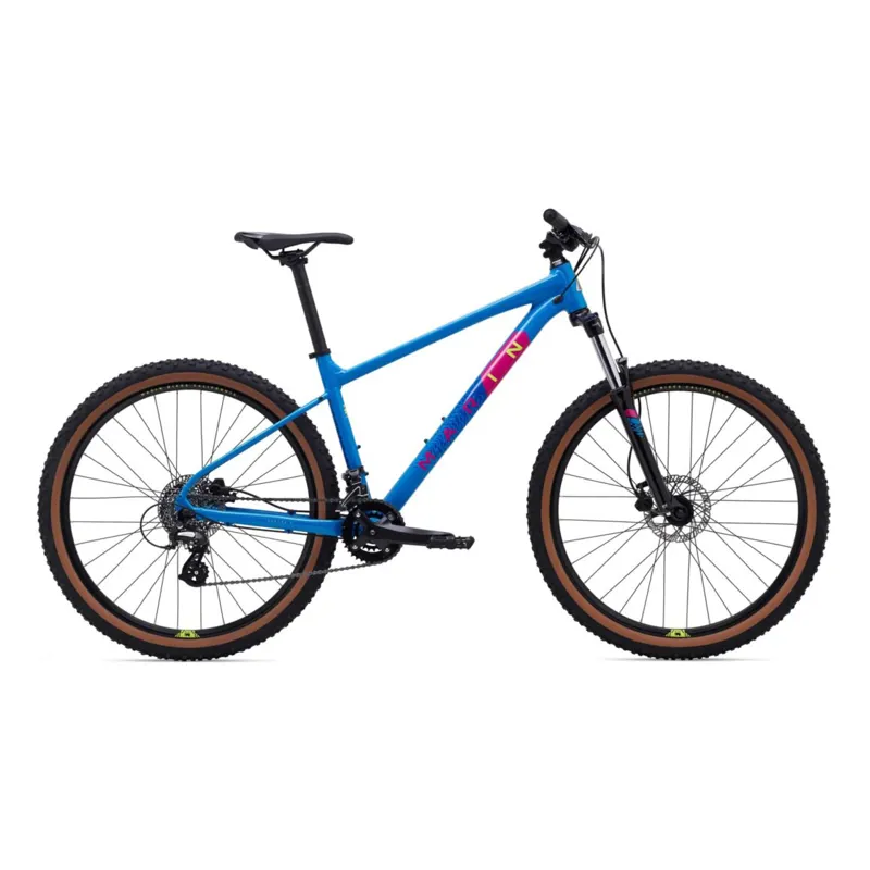Marin Bobcat Trail 3 27.5 Mountain Bike Gloss Bright Blue / Magenta
