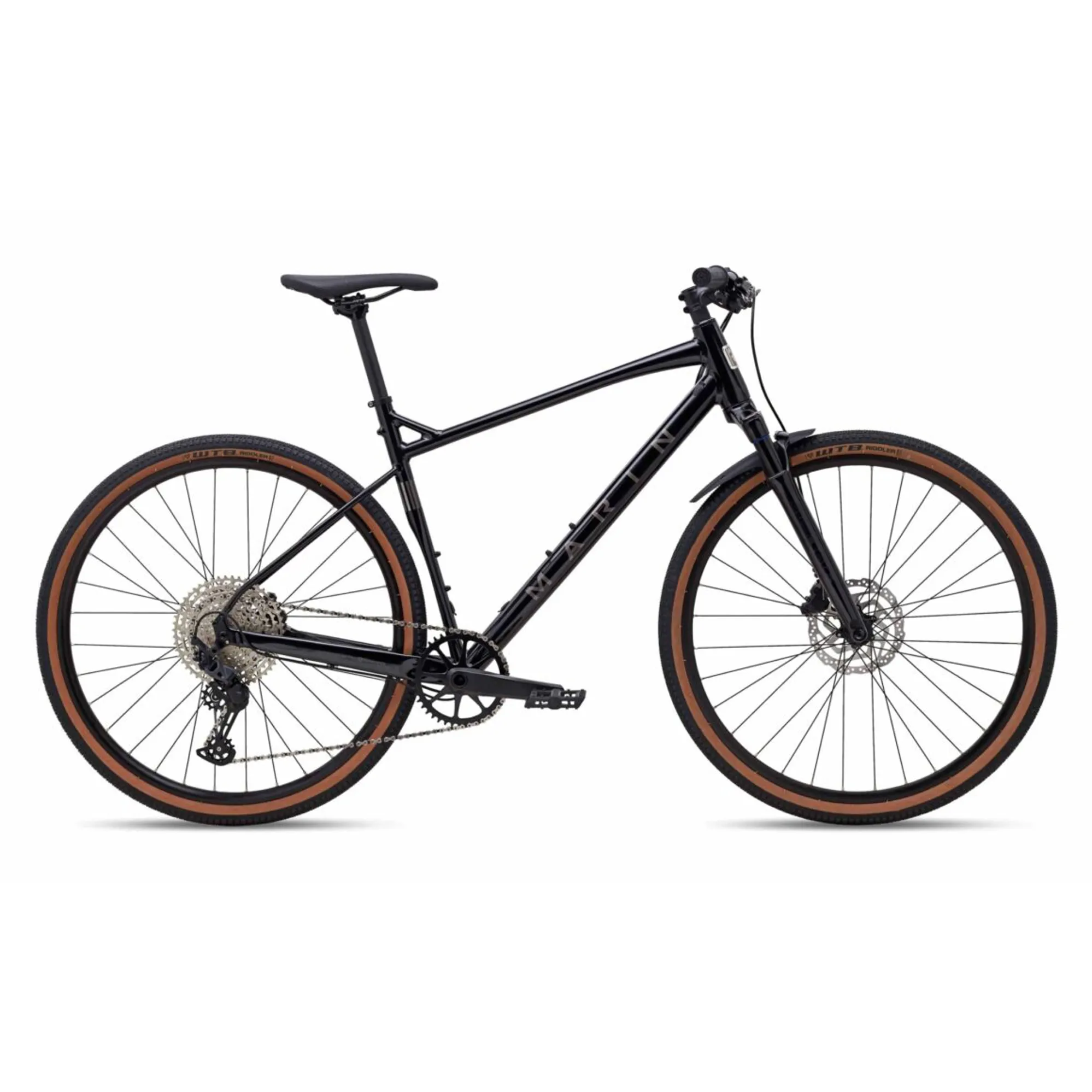 Marin DSX Flat Bar Gravel Bike Gloss Black Grey