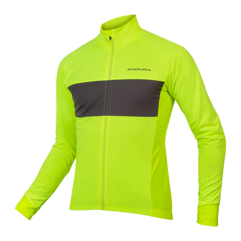 Endura FS260-Pro Jetstream L/S Jersey II in Hi-Viz Yellow 