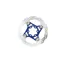 Hope Floating Disc Rotor - 140mm 6 Bolt - Blue