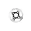 Hope Floating Disc Rotor - 140mm 6 Bolt - Black