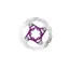 Hope Floating Disc Rotor - 140mm 6 Bolt - Purple
