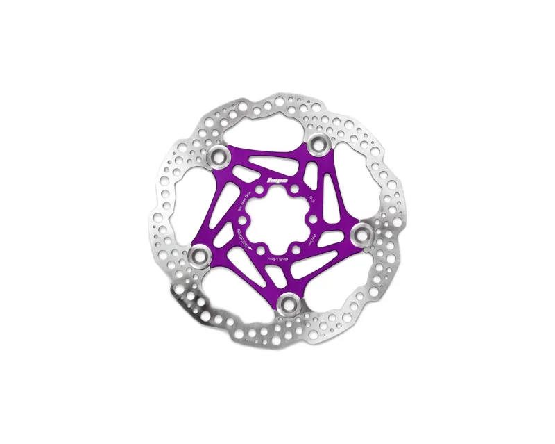 Hope Floating Disc Rotor - 160mm 6 Bolt - Purple