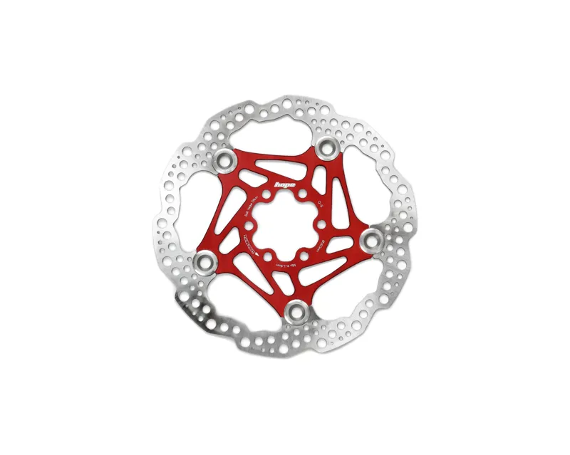 Hope Floating Disc Rotor - 160mm 6 Bolt - Red