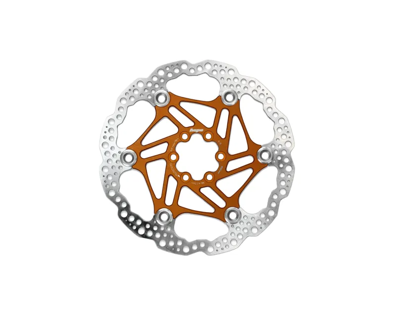 Hope 180mm Floating Brake Rotor Orange