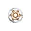Hope 180mm Floating Brake Rotor Orange