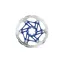 Hope Floating Disc Rotor - 183mm 6 Bolt - Blue