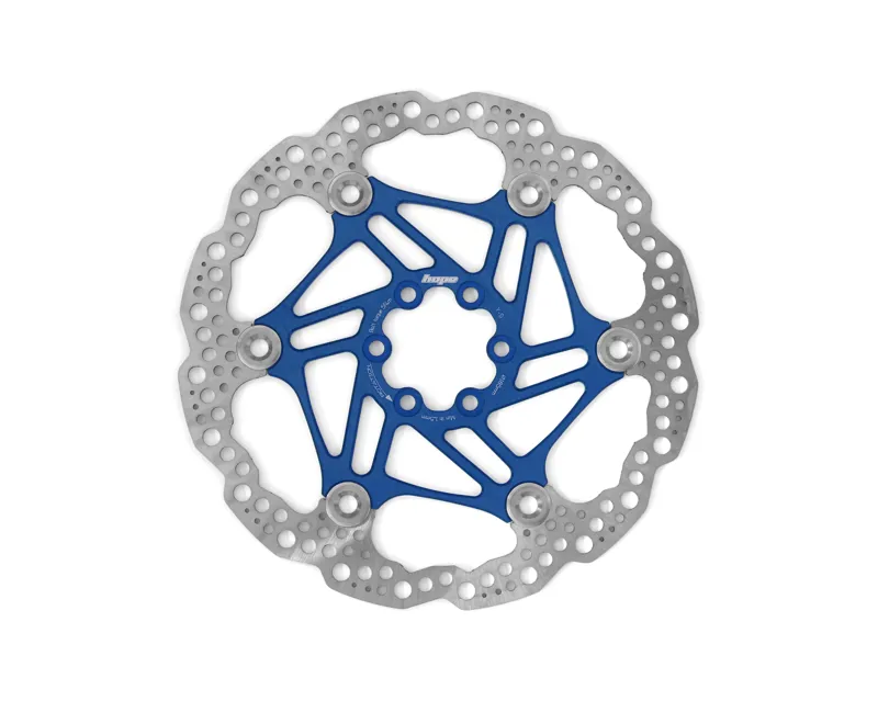 Hope Floating Disc Rotor - 185mm 6 Bolt Blue