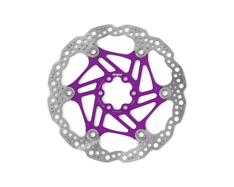 Hope Floating Disc Rotor - 185mm 6 Bolt Purple