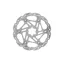 Hope Floating Disc Rotor - 185mm 6 Bolt Silver