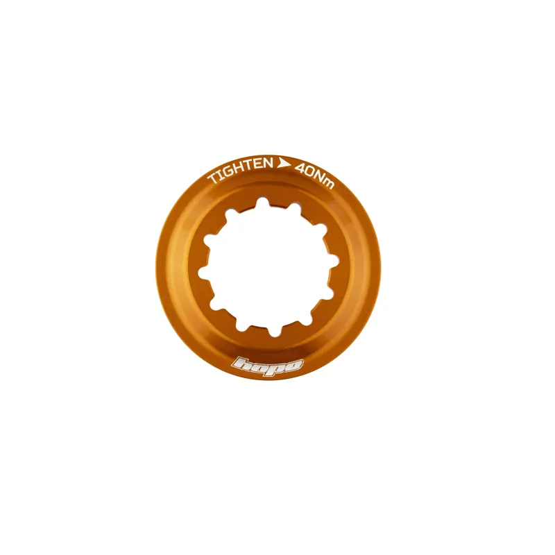 Hope Centre Lock Disc Rotor Lockring - Orange