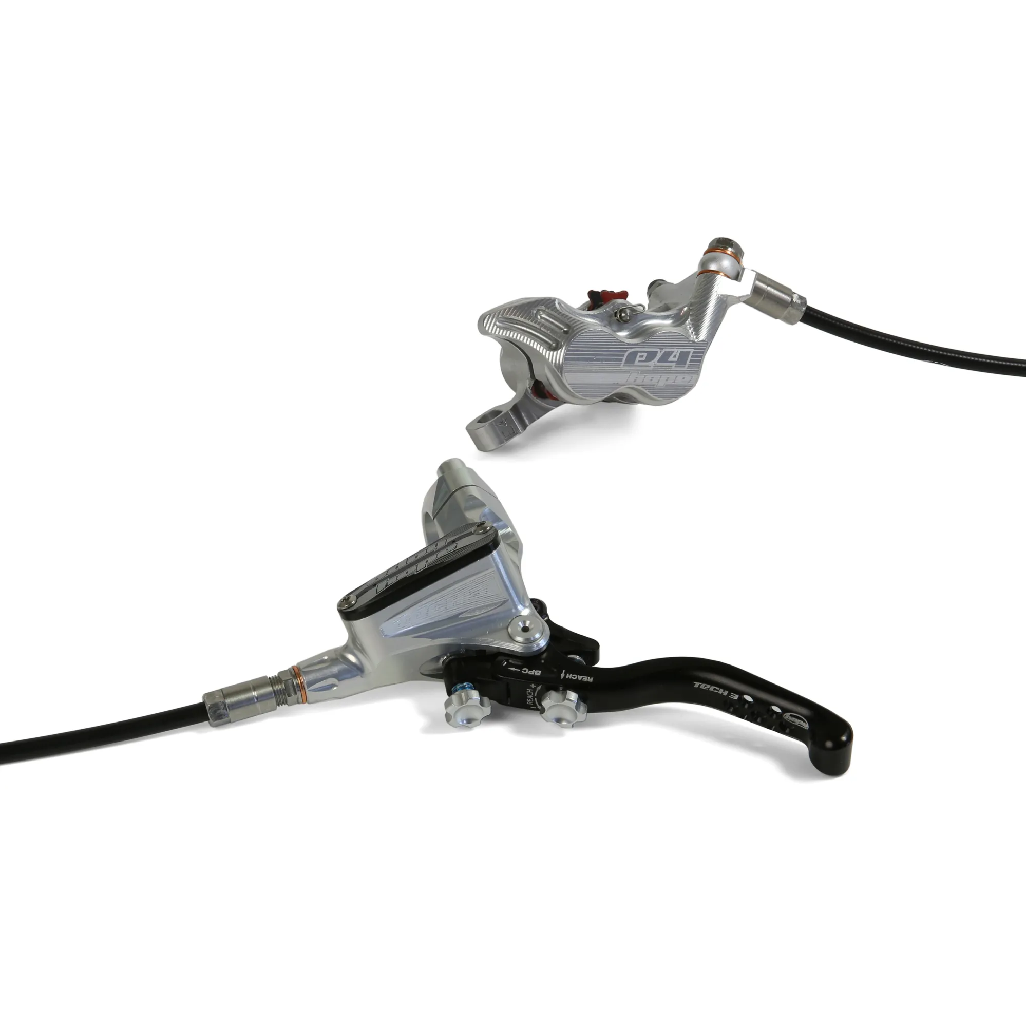 Hope Tech E4 Hydraulic Disc Brake Silver