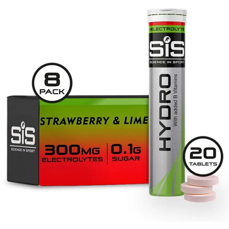 SIS GO Hydro Electrolyte Tablets Strawberry and Lime - Single Tube