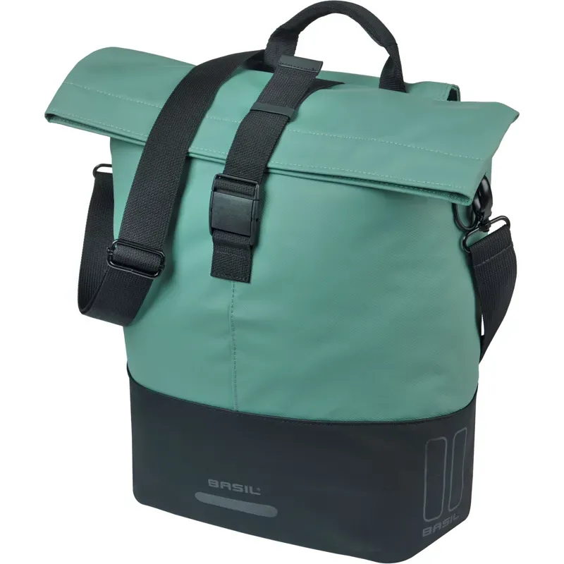 Basil Cove 14-16L MIK Hook Shopper in Silvergreen/Black