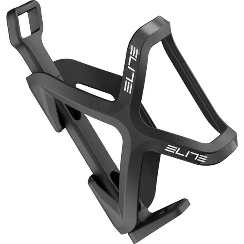 Elite Ambo Side Entry Bottle Cage In Black