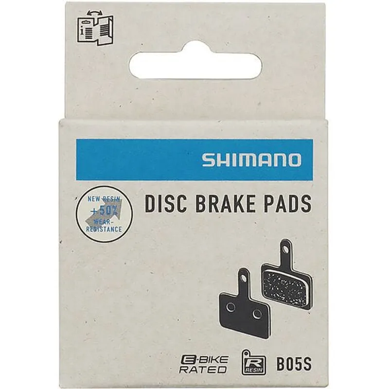 Shimano Spares BRBX B05S Pads and Spring Set - Resin Black-1