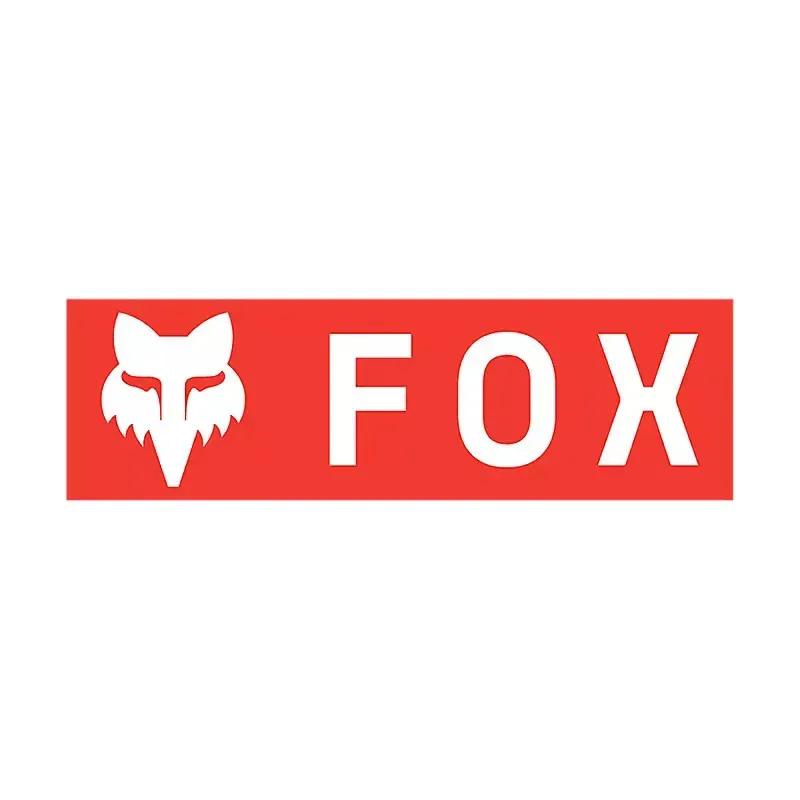 Fox Corporate Logo Sticker in Red