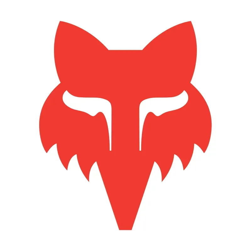 Fox Head 1.5in Sticker Red