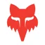 Fox Head 4in Sticker Red