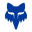 Fox Head 7in Sticker Blue