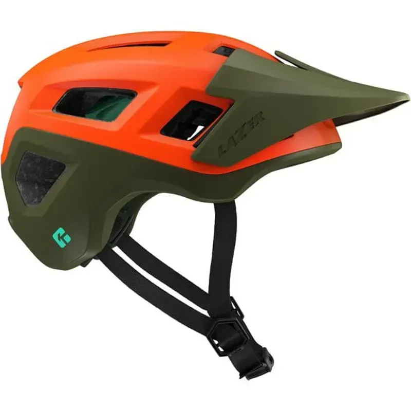 Lazer Coyote KinetiCore Helmet Orange /Green
