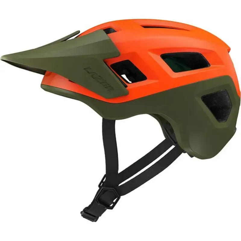 Lazer Coyote KinetiCore Helmet Orange /Green-2