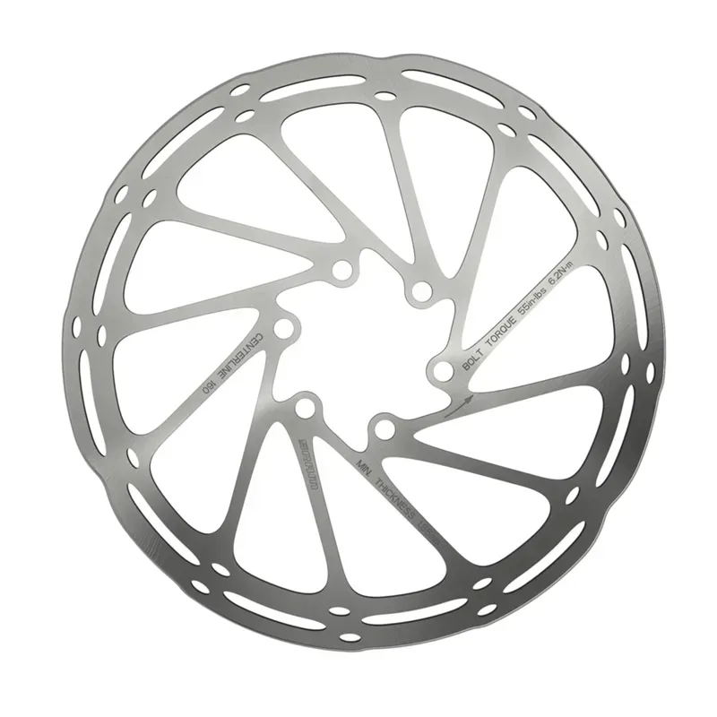 SRAM Centerline Rounded 2.0mm 200mm Rotor w/Bolts in Silver