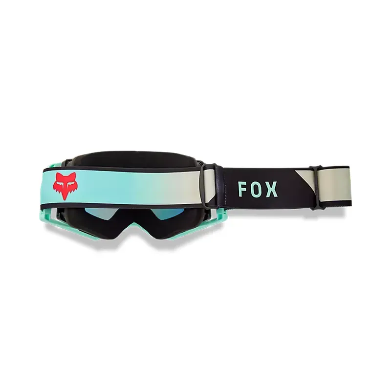 Fox Airspace Drip Mirrored Goggles in Turquoise-1