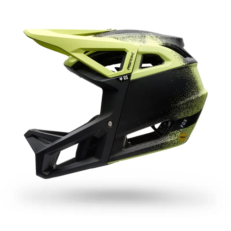 Fox Proframe RS Aura Full Face Helmet in Lime Green-3