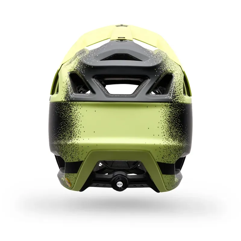 Fox Proframe RS Aura Full Face Helmet in Lime Green-4