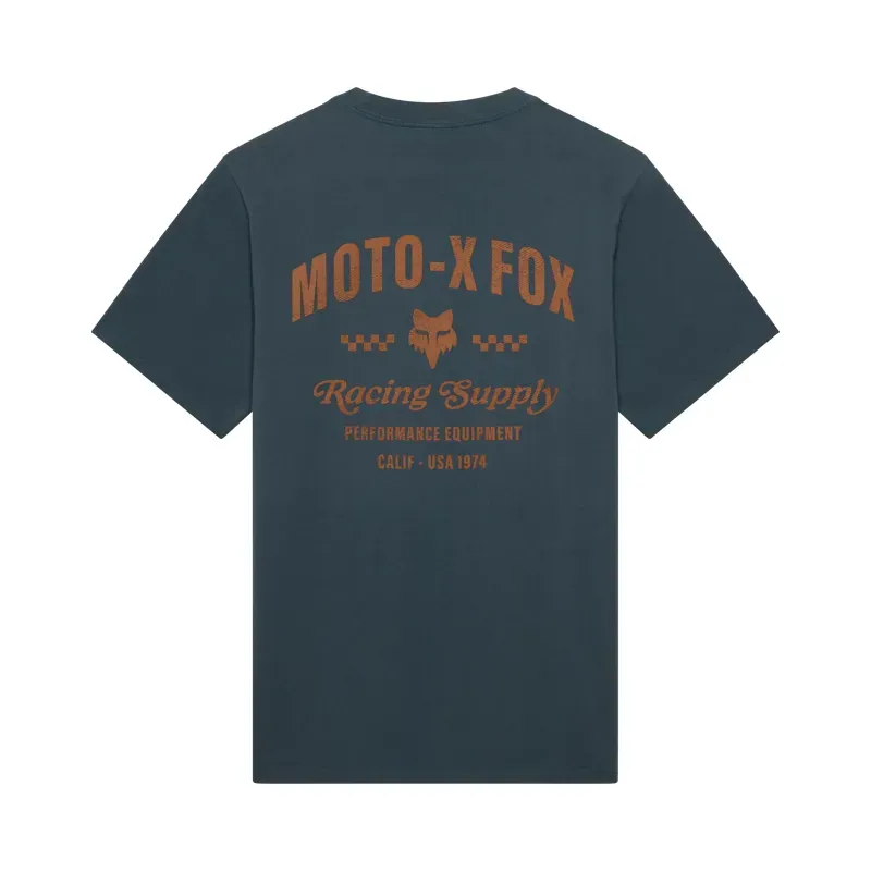 Fox Supply 195 Original T-Shirt in Deep Cobalt Blue-1
