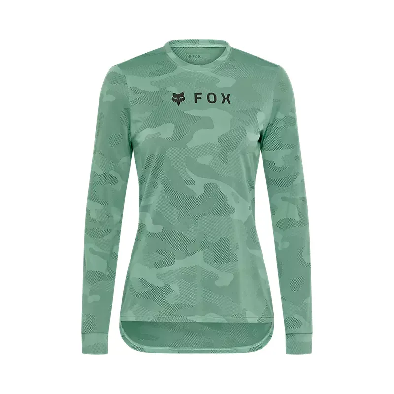 Fox Women's Ranger TruDri LS Jersey in Pine Green