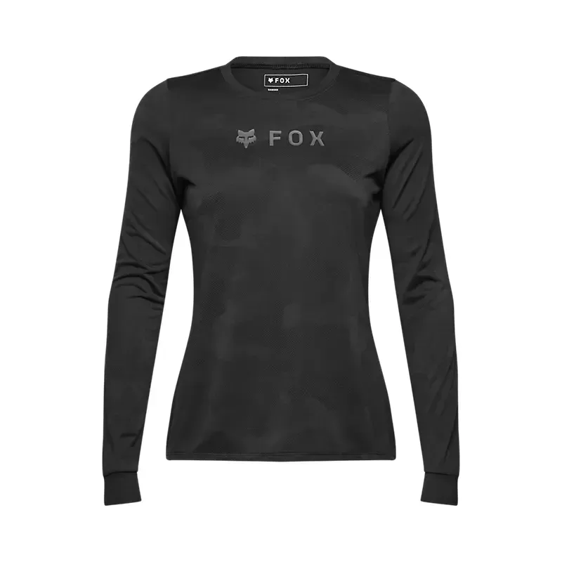 Fox Women's Ranger TruDri Long Sleeve Jersey in Black
