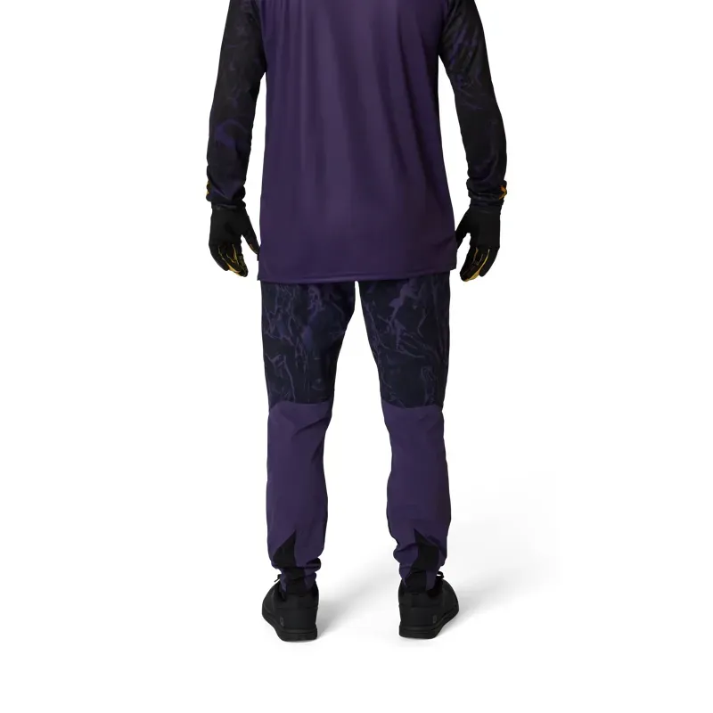 Fox Youth Ranger Image Print Long Sleeve Jersey in Plum Purple-5