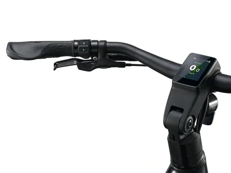 Giant AnyTour E+ 4 Low Step Electric Commuter Bike in Cold Night-7