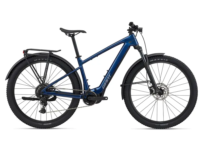Giant Talon E+ EX Electric Mountain Bike in Metallic Navy