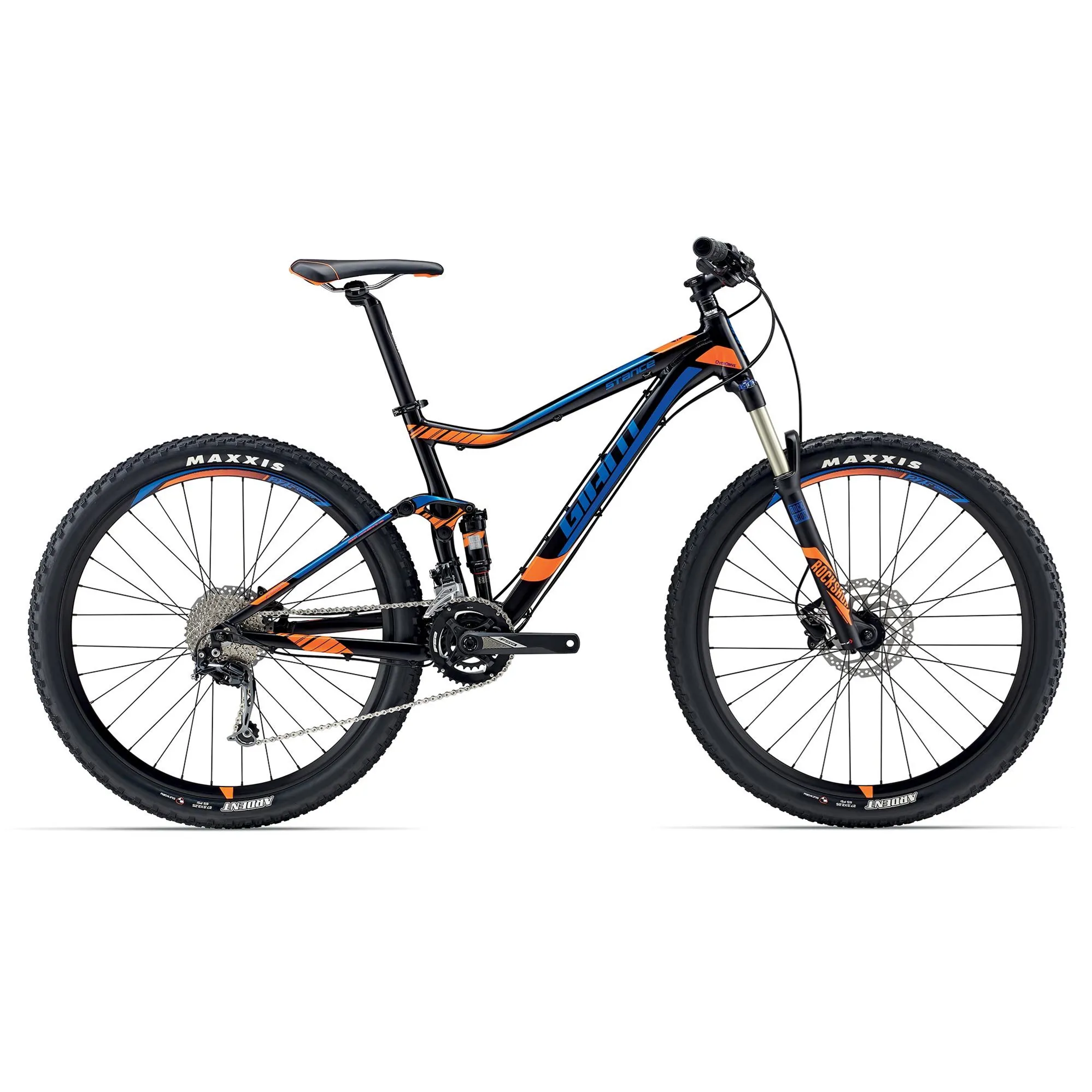 Giant Stance 2 Mountain Bike 2017 Black Blue Orange giant-stance-2-mountain-bike-2017-black-blue-orange