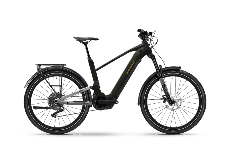 Haibike Adventr 6 Electric Trekking Bike in Black / Chrome